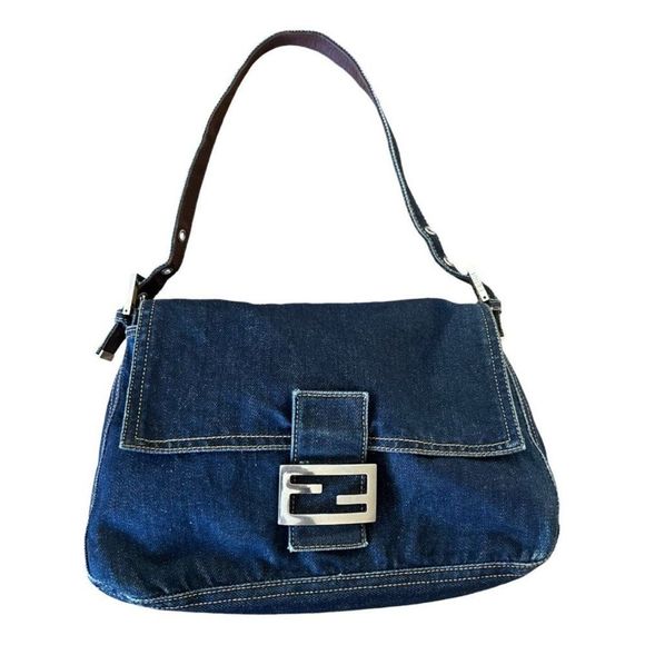 Fendi Handbags - Fendi Denim Mama Baguette